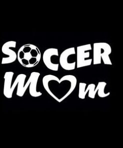 Soccer Mom Car Window Decal a4