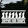 Support Our Troops 2 Window decal