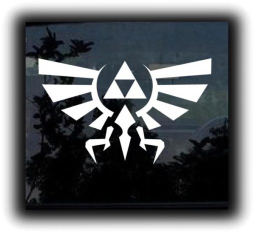 Tri Force Legend Decal Sticker - https://customstickershop.us/product-category/stickers-for-cars/