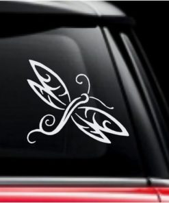 Tribal Dragon Fly Decal Sticker - https://customstickershop.us/product-category/stickers-for-cars/