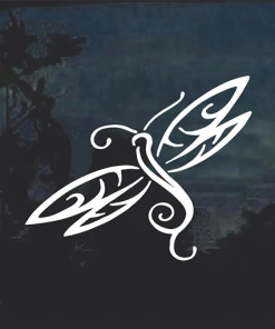 Tribal Dragon Fly window decal Sticker