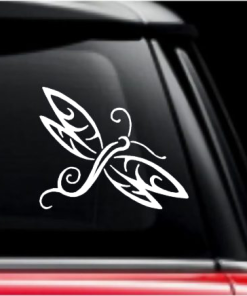 Tribal Dragon Fly window decal Sticker
