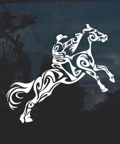 Tribal Horse Window decal Sticker