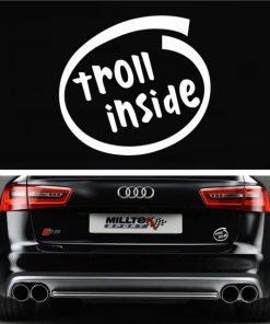 Troll Inside Funny Decal Sticker - https://customstickershop.us/product-category/stickers-for-cars/