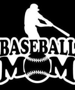 Baseball Mom Sports Window Decals