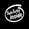 Twin Turbo Inside JDM Stickers