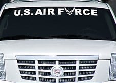 US Air force Windshield Decal - https://customstickershop.us/product-category/windshield-decals/