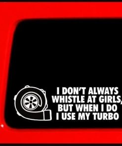 Turbo Whistle Truck Stickers