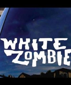 White Zombie Music Window Decal