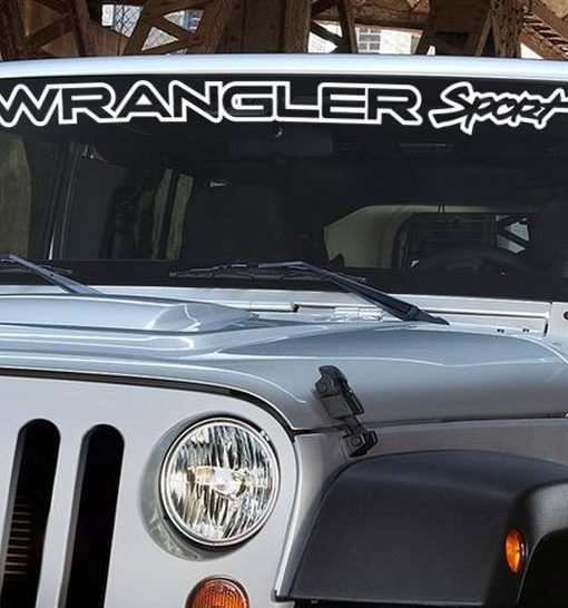 Jeep Wrangler Sport Windshield Banner Custom Sticker Shop