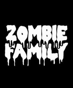 Zombie Family Window Decal Sticker - https://customstickershop.us/product-category/redneck-decal-stickers/