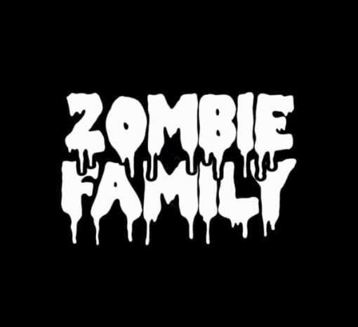 Zombie Family Window Decal Sticker - https://customstickershop.us/product-category/redneck-decal-stickers/