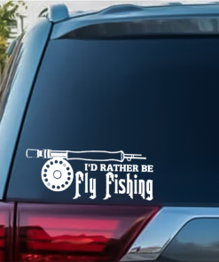 Rather Be Fly Fishing Decal Stickers