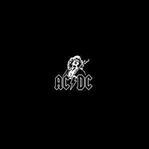 12'' or 14'' AC/DC Angus Music Car Bumper Sticker Decal 9'' 
