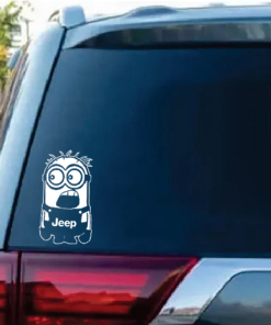 Gru Minion Jeep Jeep Decal Stickers