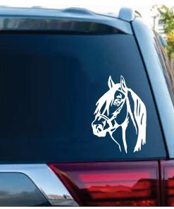 Horse Head Window Decal Sticker