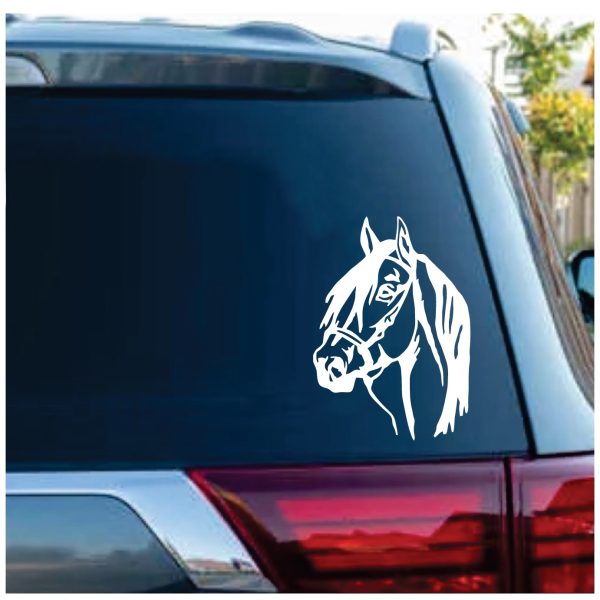 Horse Head Window Decal Sticker