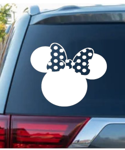 Minnie Mouse Bow - Cartoon Decal Sticker