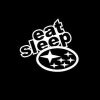 Eat Sleep Subaru JDM Stickers