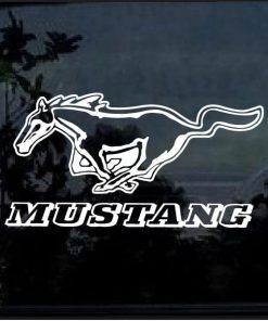 ford mustang pony horse decal sticker
