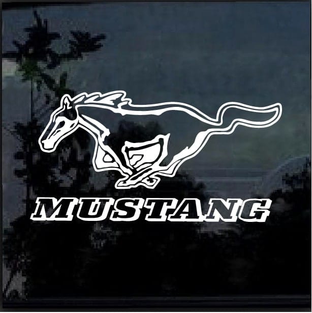logo sticker Ford Mustang decal 