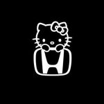 Honda Hello Kitty a2JDM Window Decal Sticker