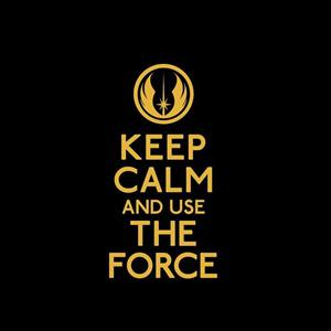 Keep Calm and Use the Force Decal