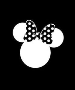 Minnie Mouse Bow Window Decals