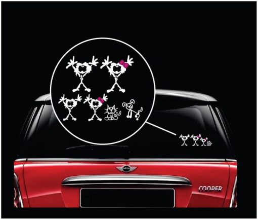 Pearl Jam stick Family Pink Bows - Band Stickers
