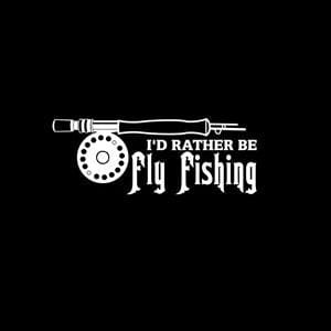 Rather Be Fly Fishing Decals