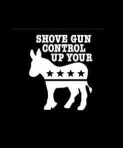 Shove Gun Control Window Decals
