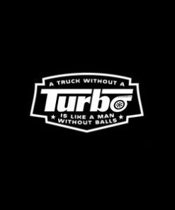 No Balls Turbo Diesel Truck Decals
