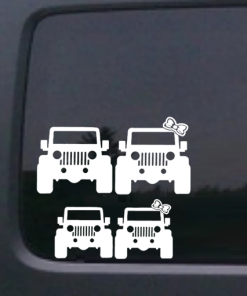 Jeep Family - Jeep Wrangler Decals
