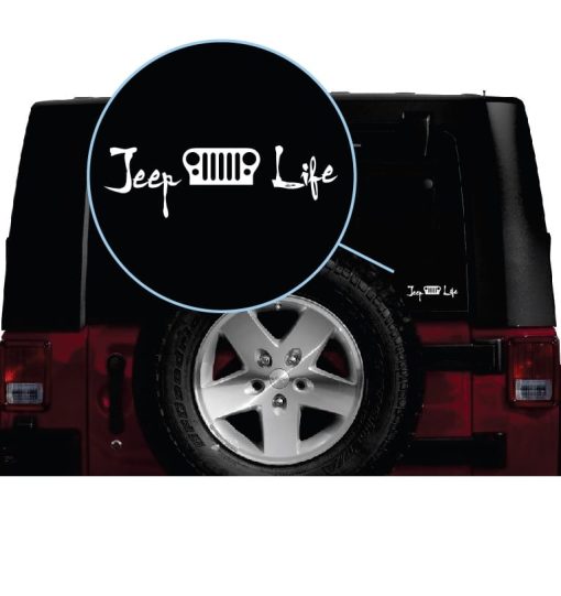 Jeep Life Window Decal Sticker