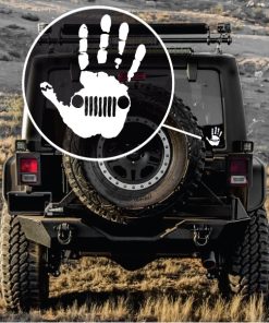 Jeep Wave Hand Window Decal Sticker