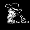 Calvin Piss On Gun Control Decals