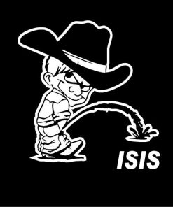Calvin Piss On ISIS Decals II