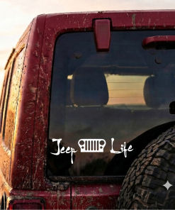 Jeep Life Window Decal Sticker for Jeeps d2
