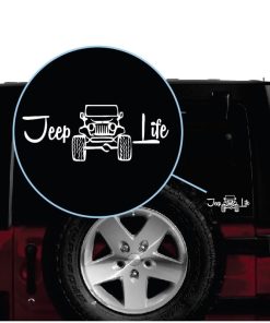 jeep life window decal sticker a2