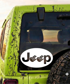 Jeep Shocker Oval - Jeep Wrangler Decals