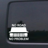 No Road No Problem - Jeep Wrangler Decals