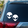 Alien Set of 2 JDM window decal Sticker