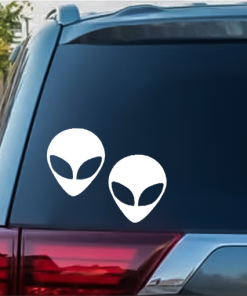Alien Set of 2 JDM window decal Sticker