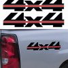 4X4 Truck Bedside Decal Pair A14