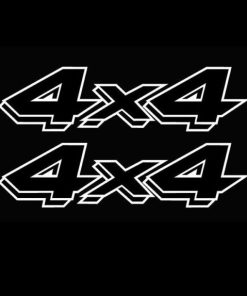 4X4 Truck Bedside Decal Pair A13