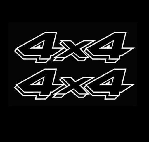 4X4 Truck Bedside Decal Pair A13