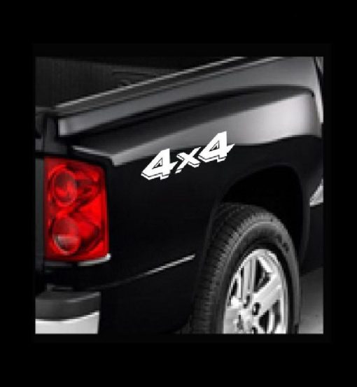 4X4 Truck Bedside Decal