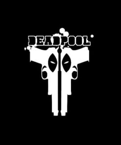 Deadpool Guns Decal Sticker