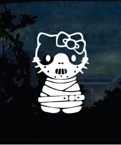 Hanibal Lector Hello Kitty Decal Sticker