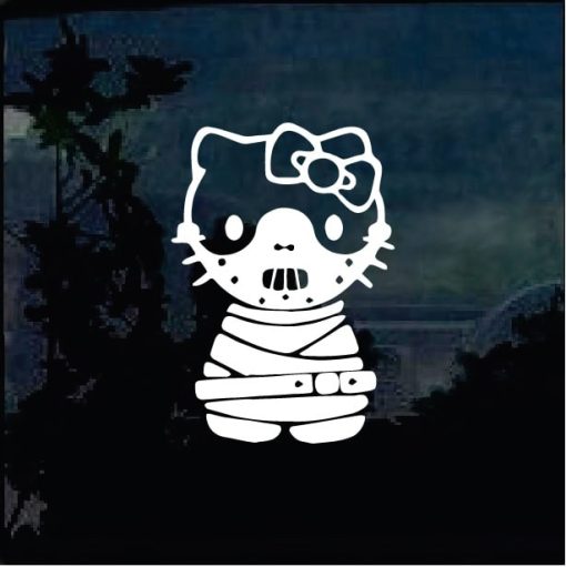Hanibal Lector Hello Kitty Decal Sticker